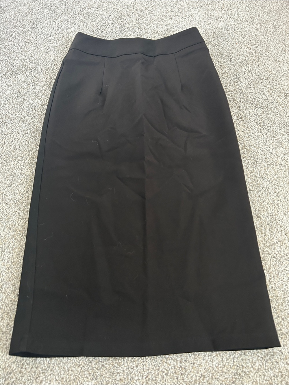 SHEIN Black Midi Pencil Skirt